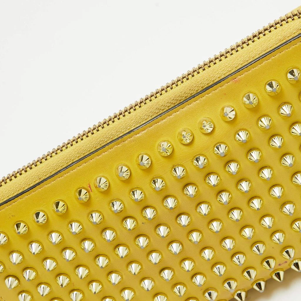 Christian Louboutin Christian Louboutin Yellow Leather Panettone Continental Wallet 7