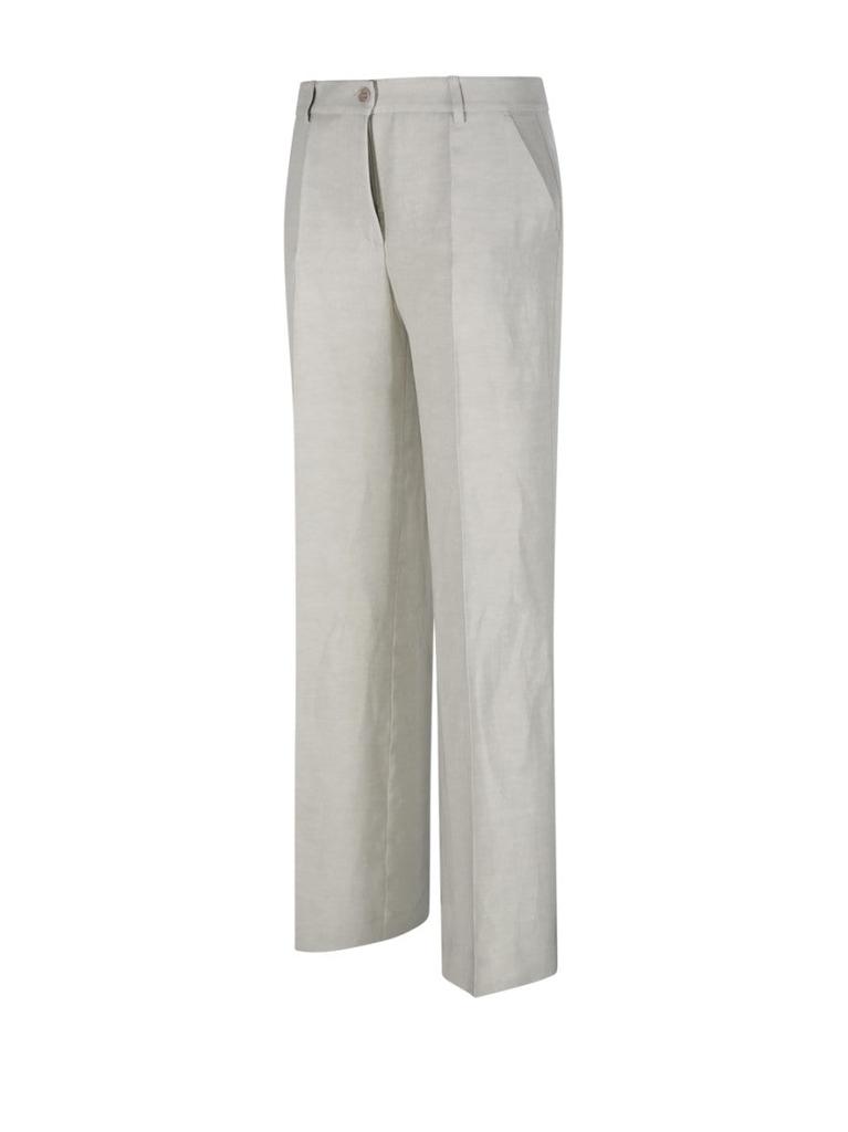 Parosh Tailored Straight-Leg Pants With Subtle Pleats