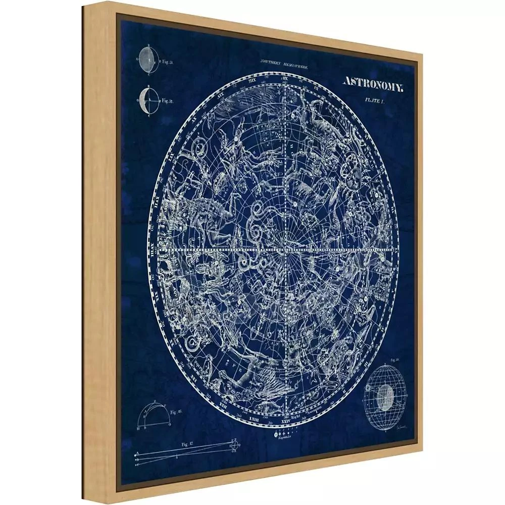 Amanti Art Celestial Blueprint by Susan Schlabach Canvas Framed Art 2