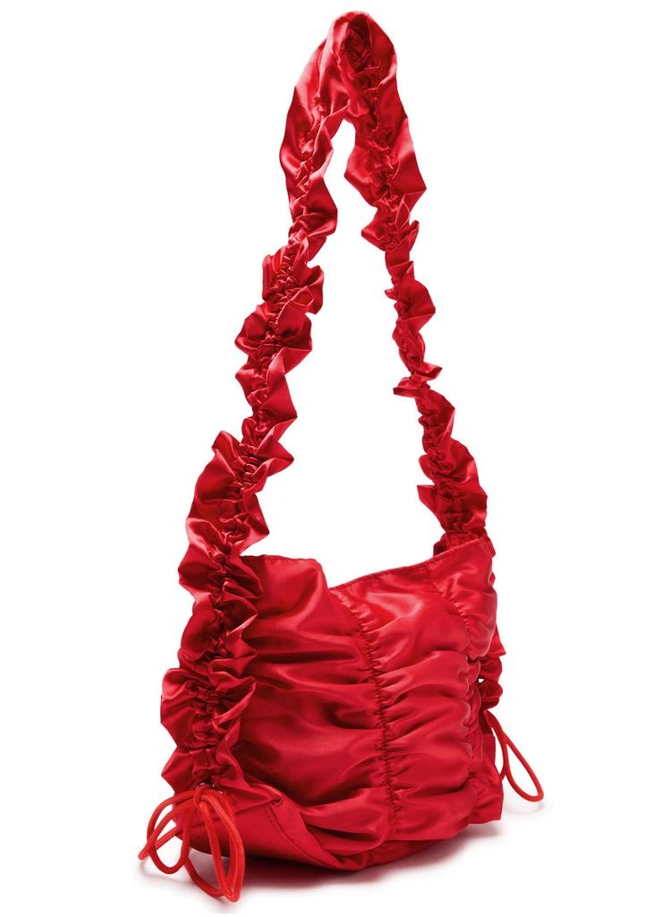 DAMSON MADDER Ruched satin shoulder bag  2