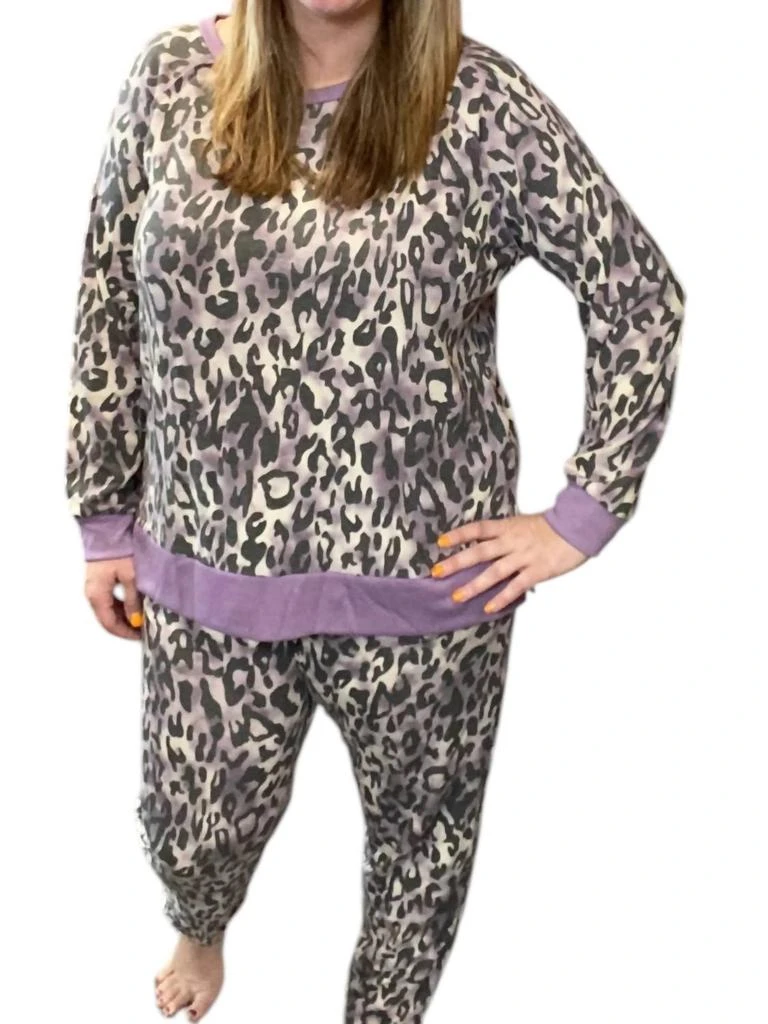 Honeyme Honeyme - Leopard Lounge Set