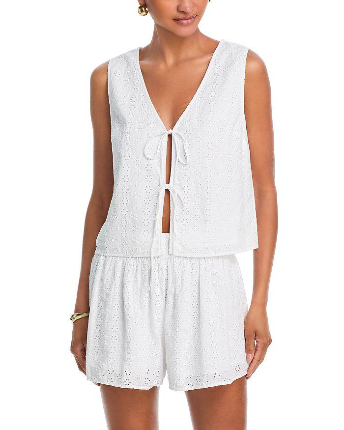 Velvet by Graham & Spencer Velvet by Graham Spencer Ava Tie Front Top
