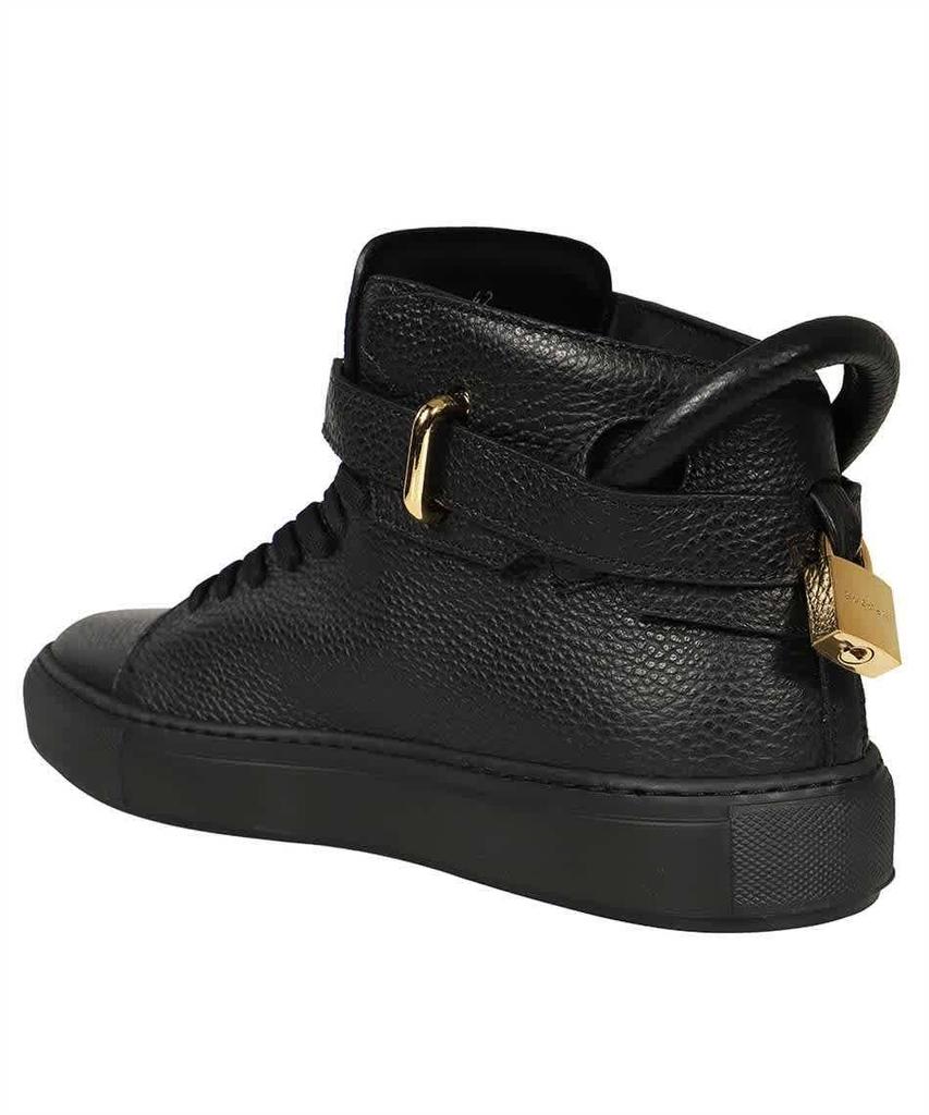 Buscemi Men's Black Alce High-Top Leather Sneakers