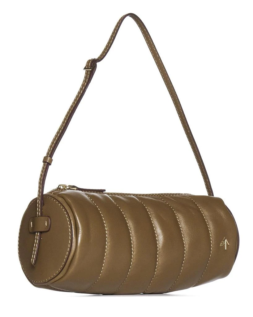 Manu Atelier Manu Atelier Logo-Plaque Padded Cylinder Shoulder Bag 3