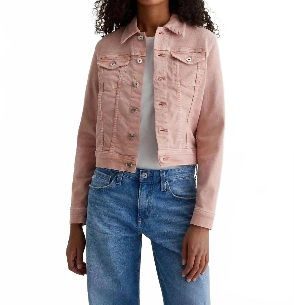 AG Jeans Robyn Jean Jacket In Sulfur Apricot 1