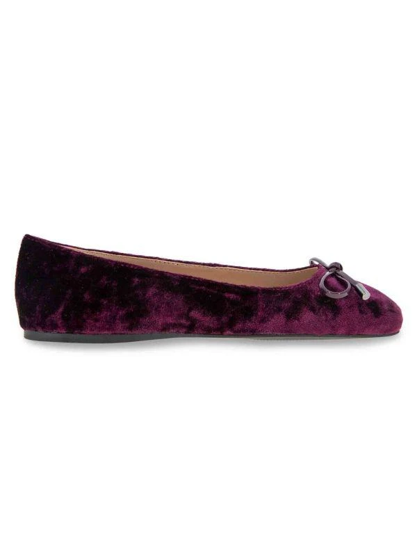 BCBG Hartly Velvet Ballet Flats 1