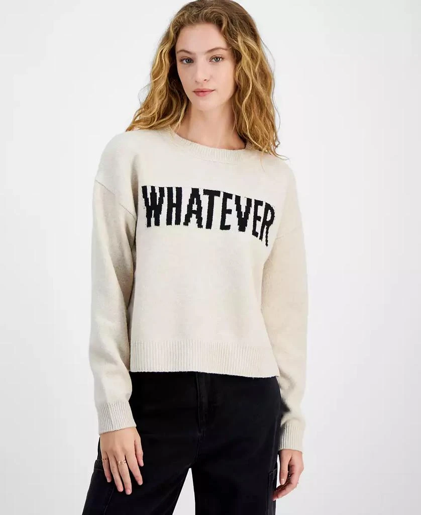 Hooked Up by IOT Juniors' "It Girl" Crewneck Sweater 1