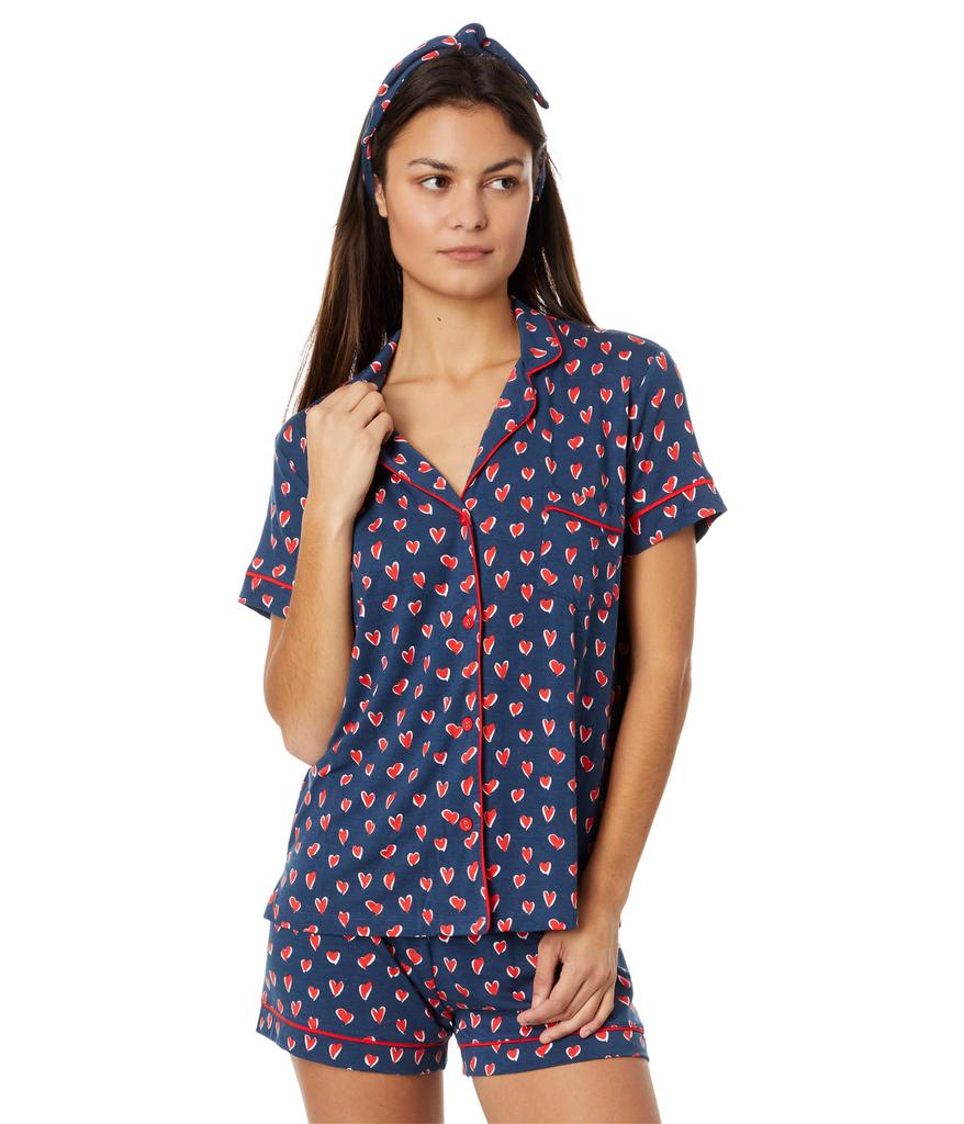 P.J. Salvage Love You More PJ Set with Headband