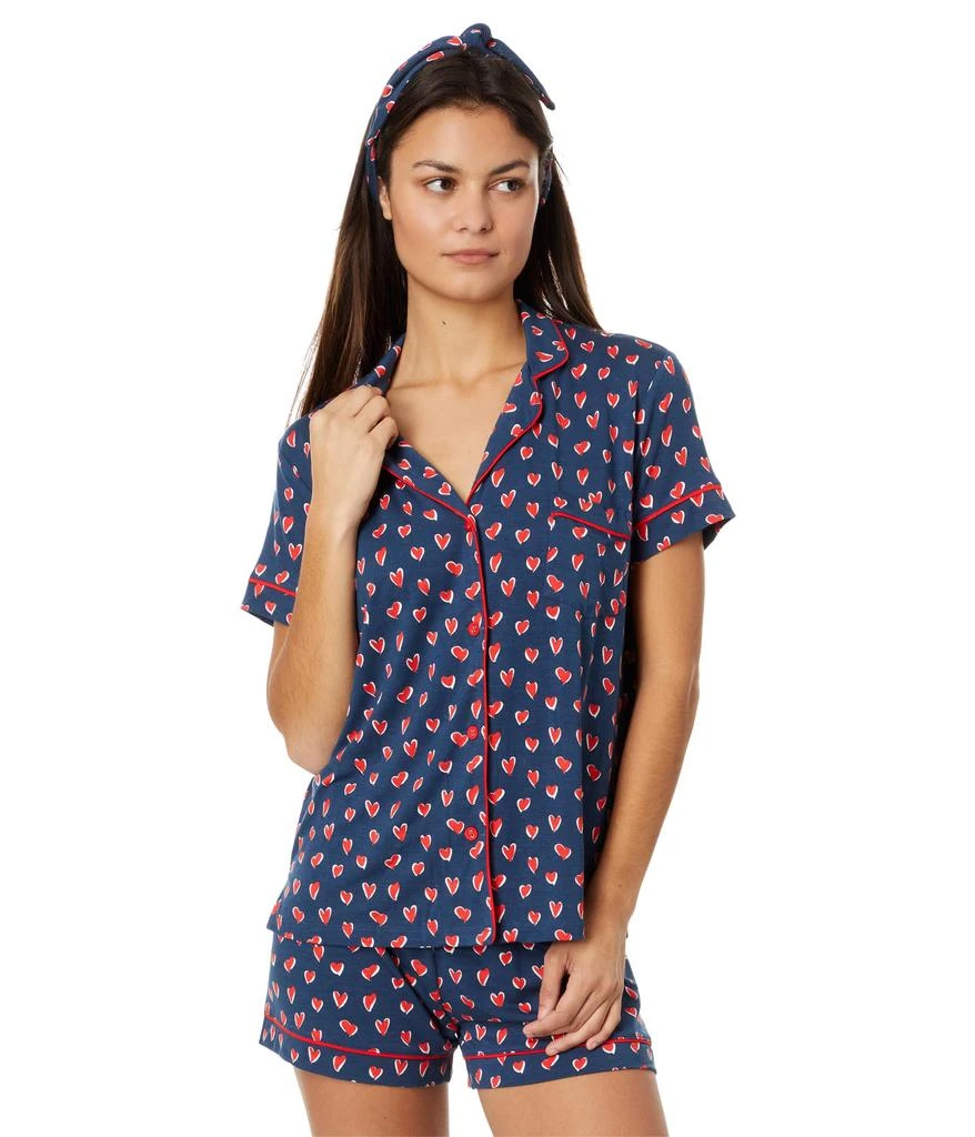 P.J. Salvage Love You More PJ Set with Headband 2