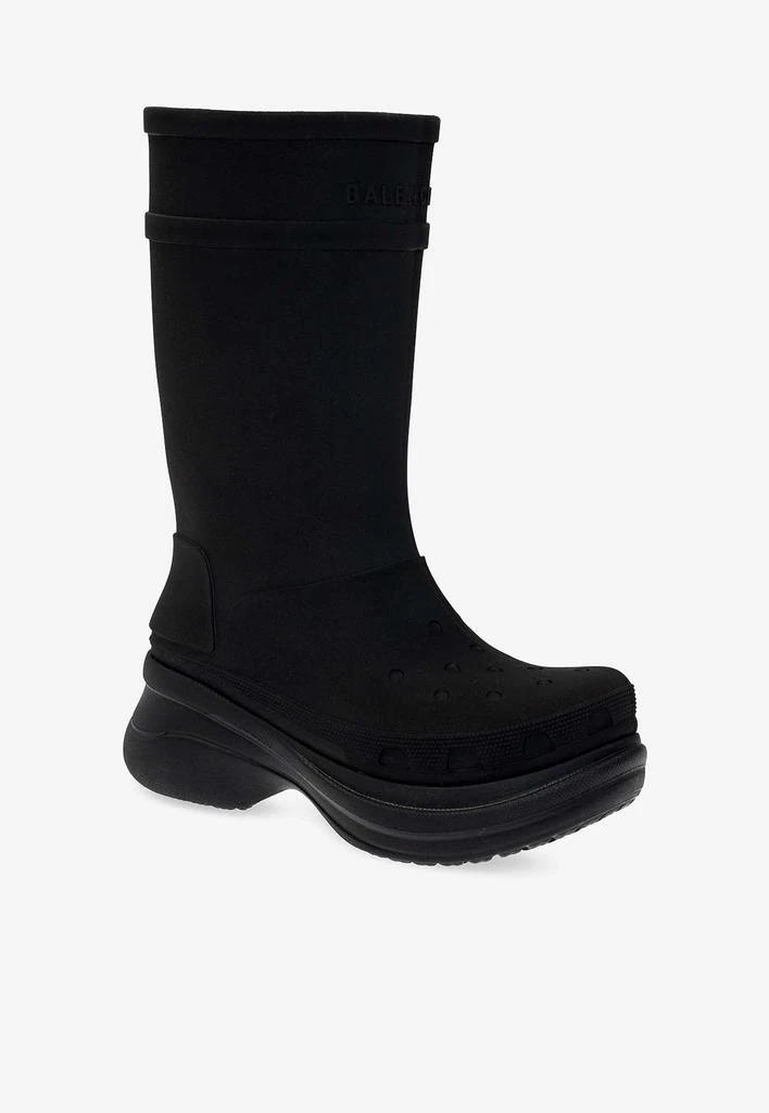 Balenciaga X Crocs Logo-Detail Rain Boots 2