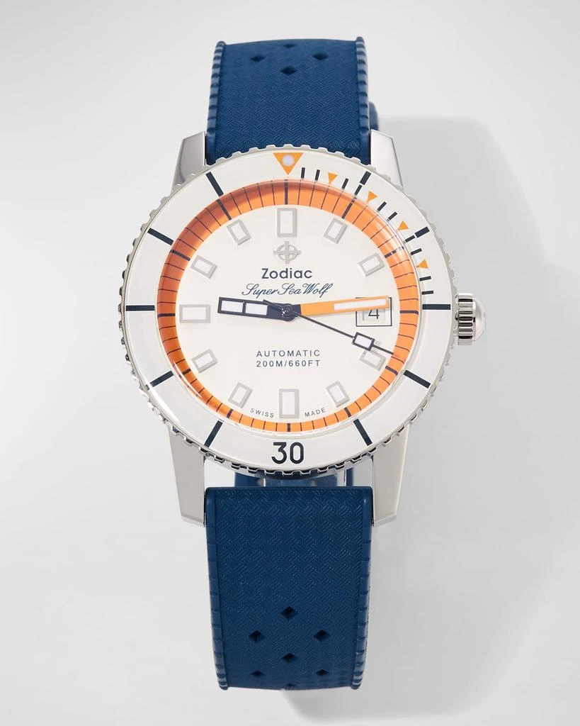 ZODIAC Men's Super Sea Wolf Automatic Rubber Watch 1