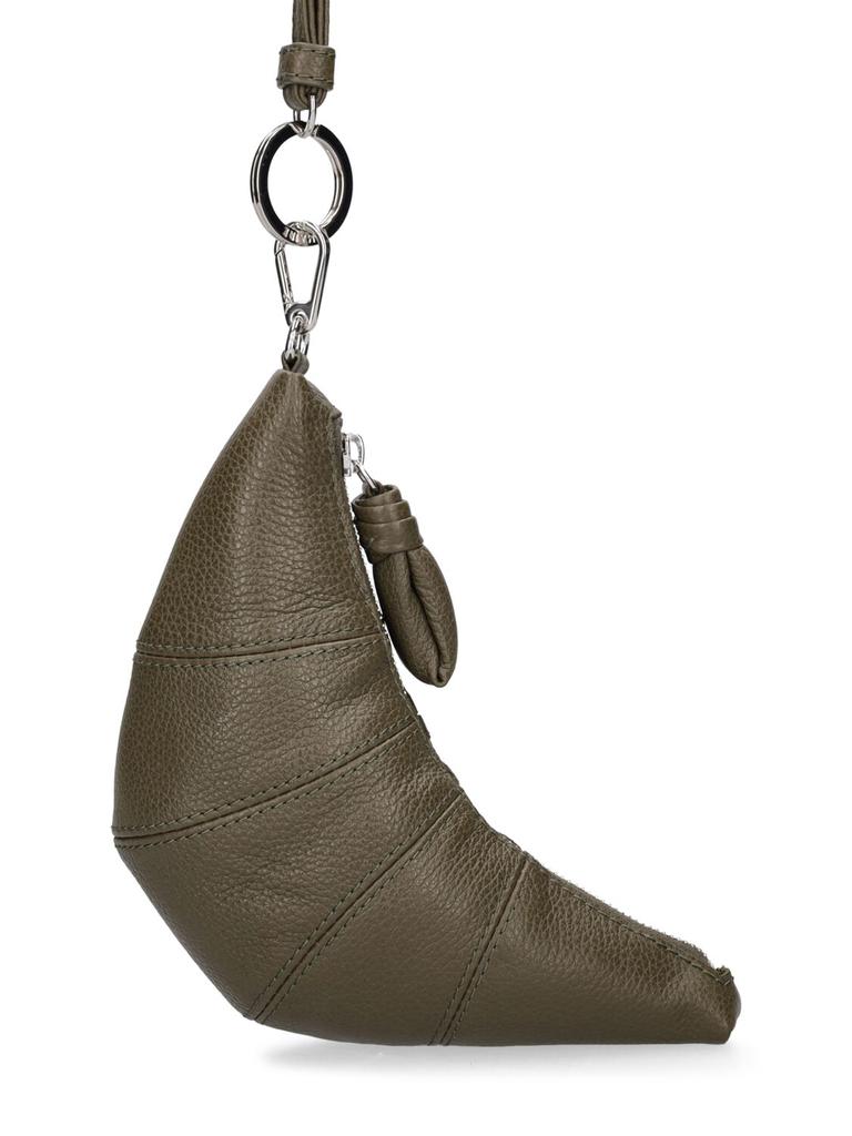 LEMAIRE Croissant Coin Necklace Leather Purse