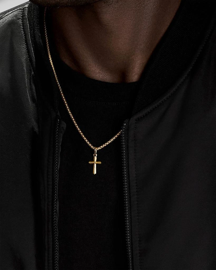 David Yurman Men
s Roman Cross Pendant in 18K Gold, 19mm 2