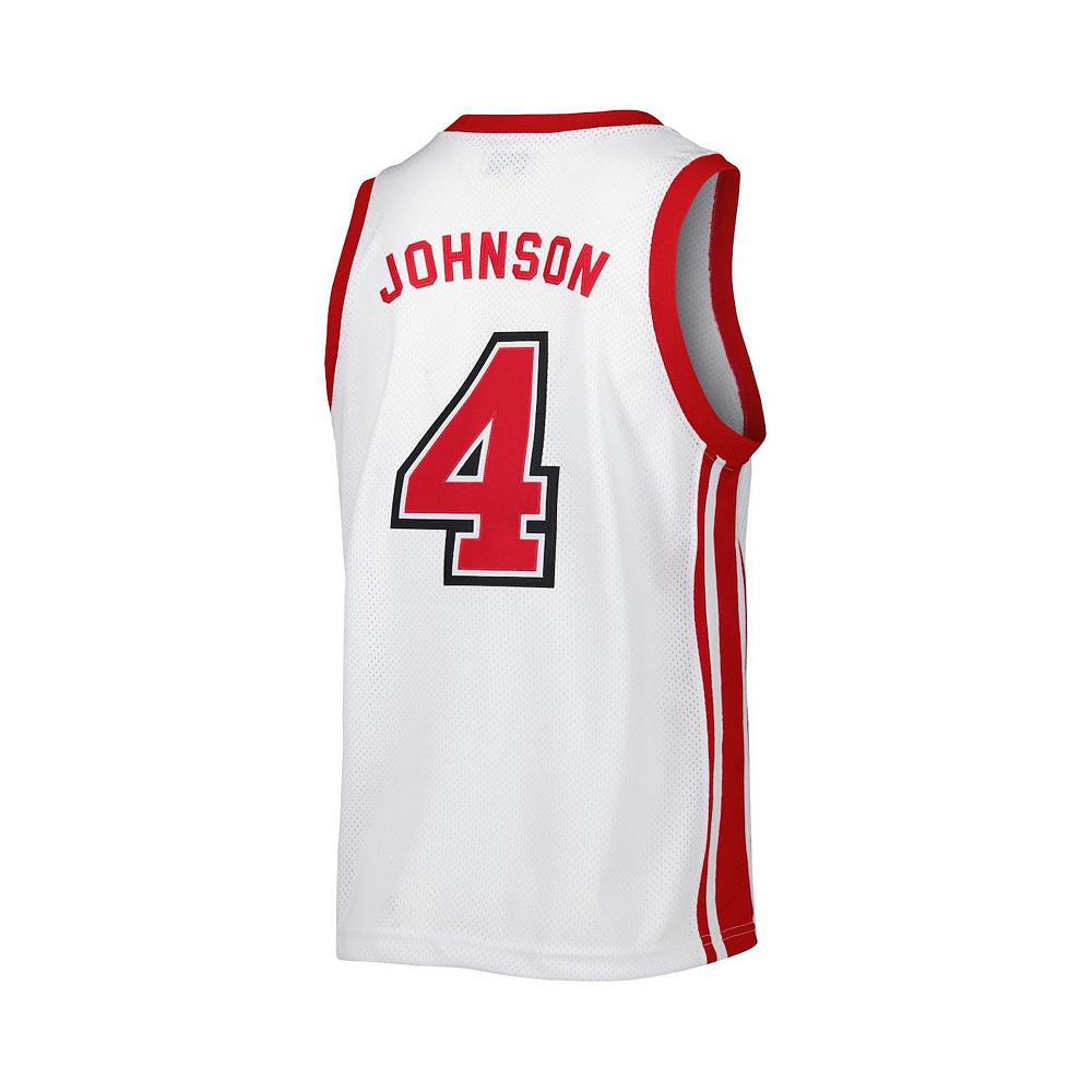 Original Retro Brand Men's Larry Johnson White UNLV Rebels Alumni Commemorative Replica Basketball Jersey