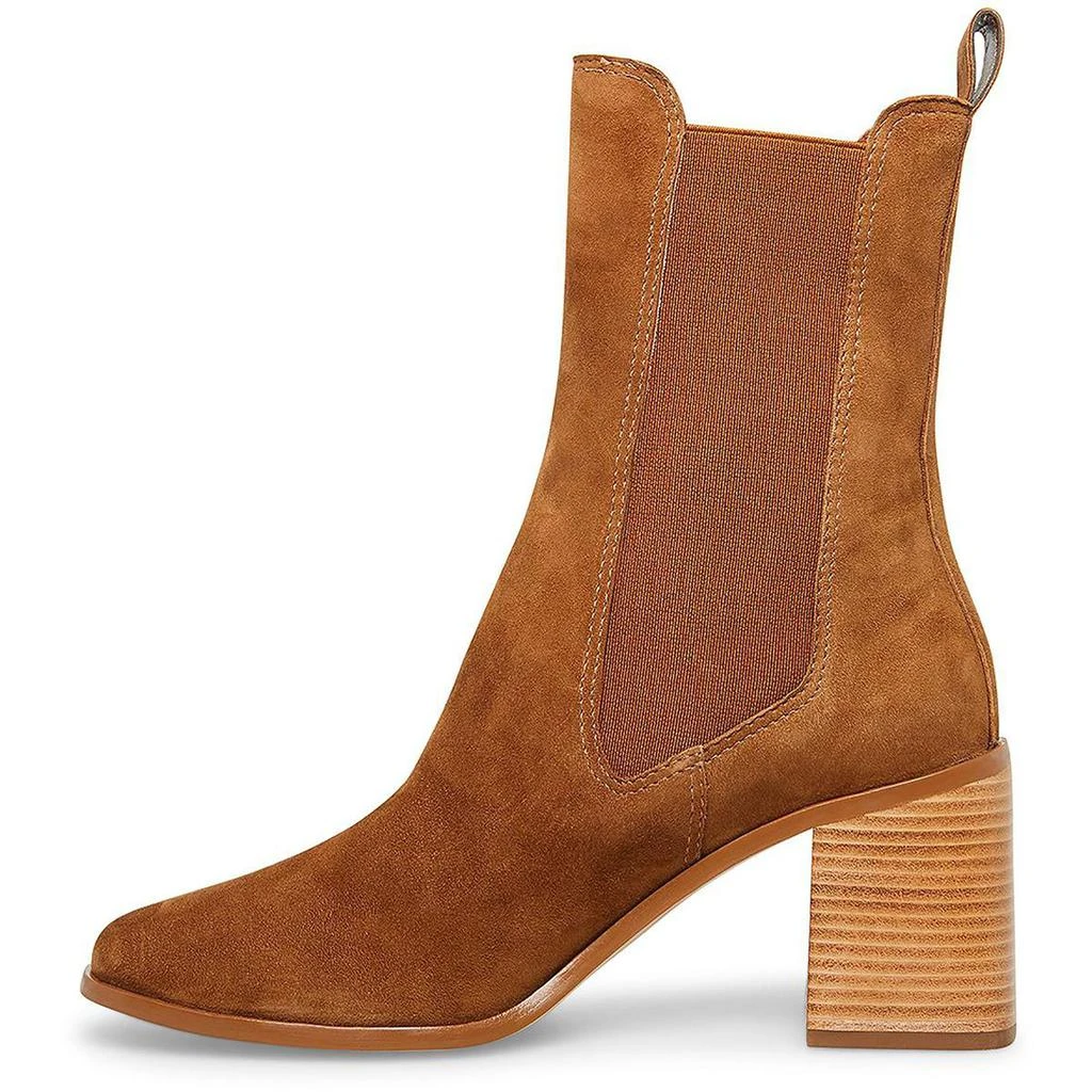 Steve Madden Argent Womens Suede Pull On Chelsea Boots 2