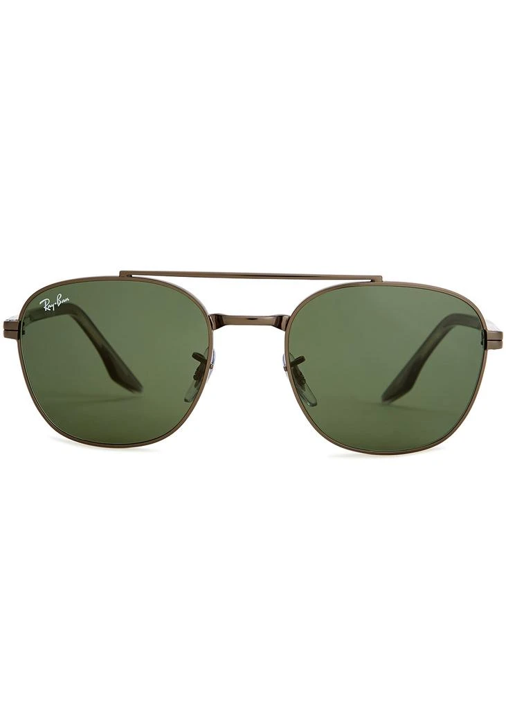 Ray-Ban Gunmetal aviator-style sunglasses 2
