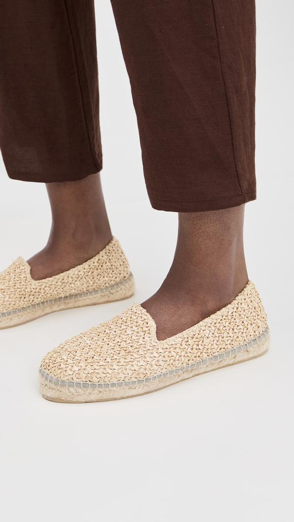 Manebi Flat Raffia Espadrilles