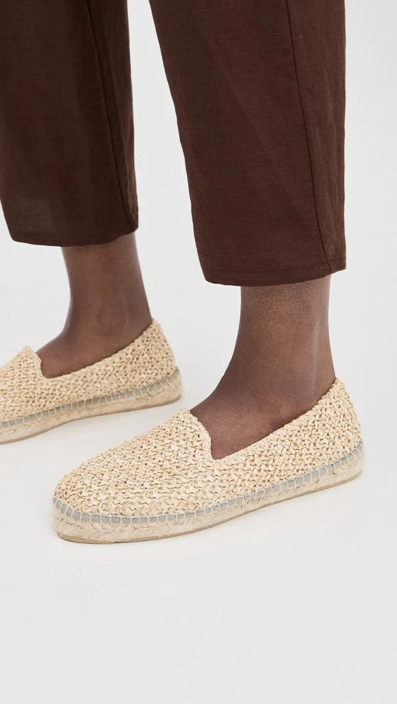 Manebi Flat Raffia Espadrilles 2