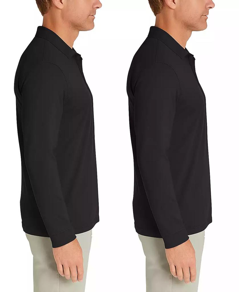 Galaxy By Harvic Men's 2-Pack Jump Start Modern Fit Polo Shirt