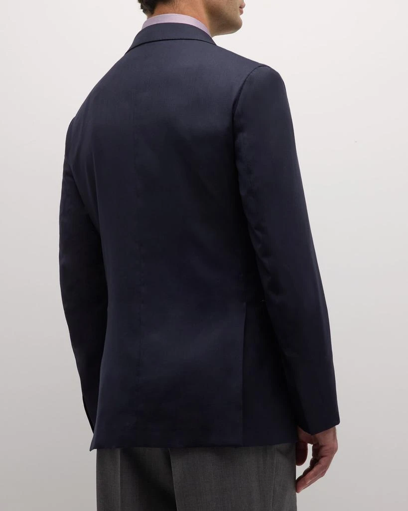 Brioni Men's Solid Wool-Silk Blazer 4