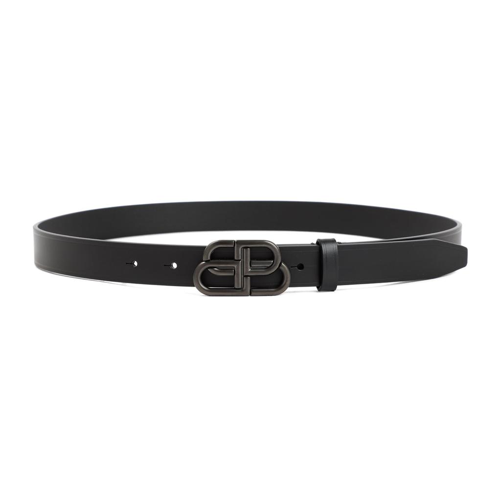 【送料&関税込】Balenciaga Black Leather Bb Belt Medium-756664210KM1000_F.jpg?v=8