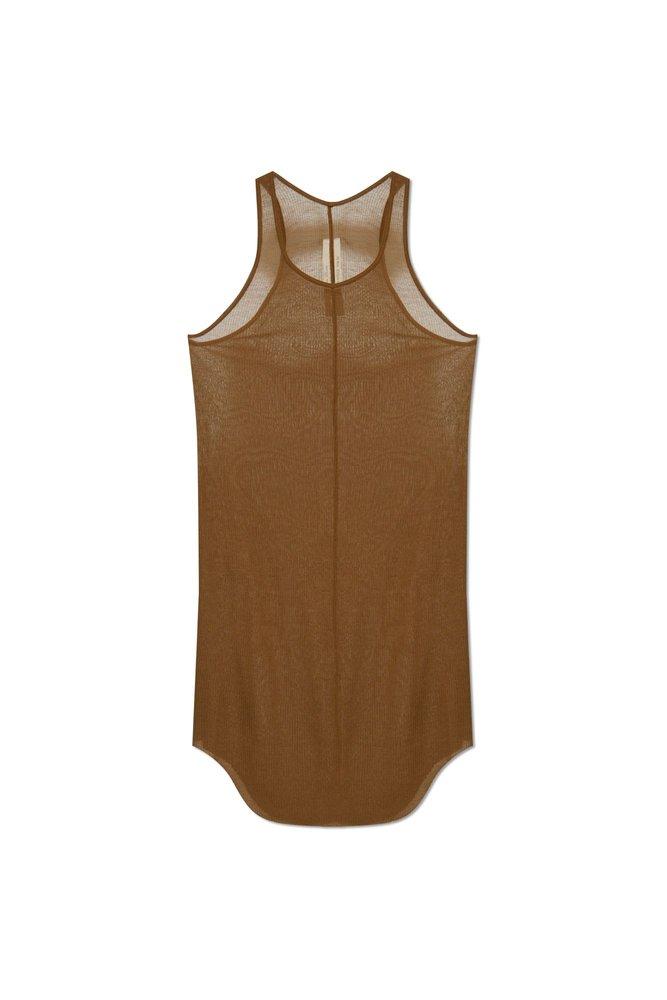 22FW Rick Owens BASIC RIB TANK PEARL シルク FW 22 Basic Rib Tank 22FW Rick Owens BASIC RIB TANK PEARL シルク FW 22 Basic Rib Tank