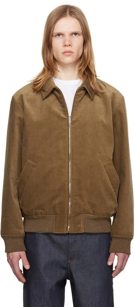 A.P.C. Brown Gilles Bomber Jacket 1