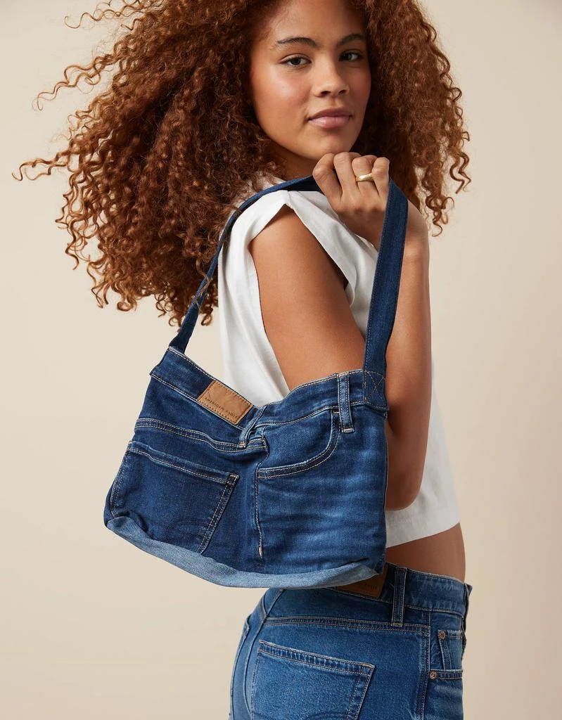 AE AE Repurposed Denim Shoulder Bag - Shoulder Bags - Free Shipping ...