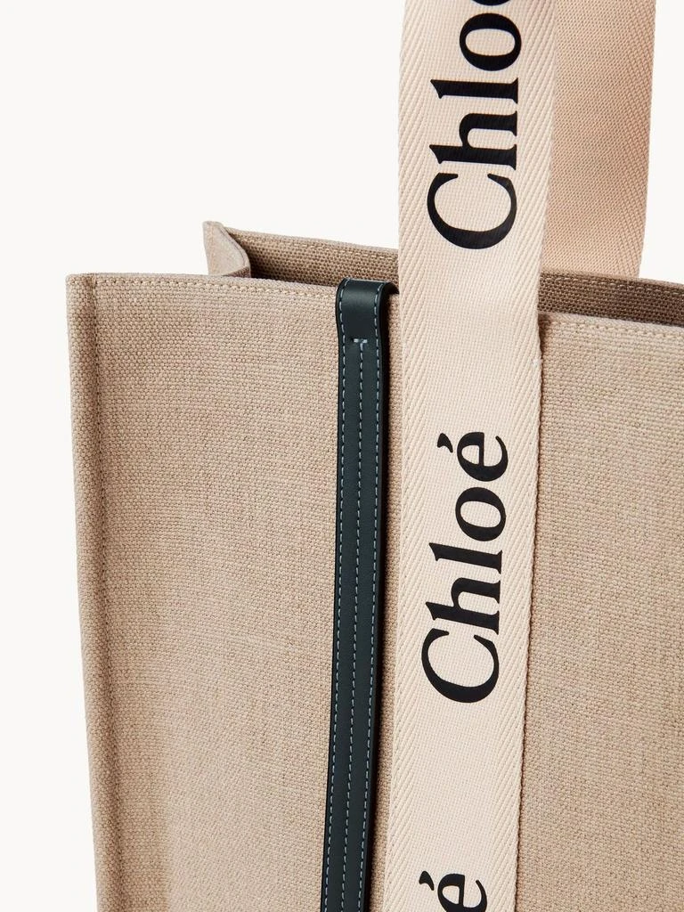 Chloé WOODY LARGE CANVAS TOTE 3