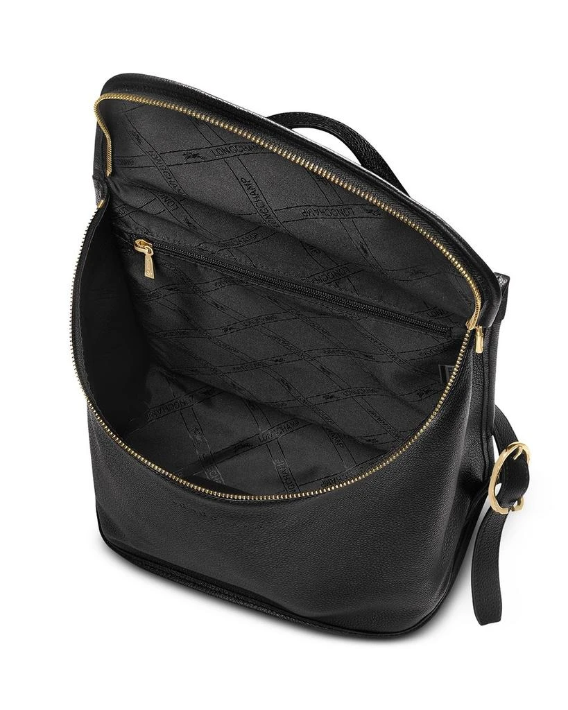 Longchamp Le Foulonné Top Zip Leather Backpack 3