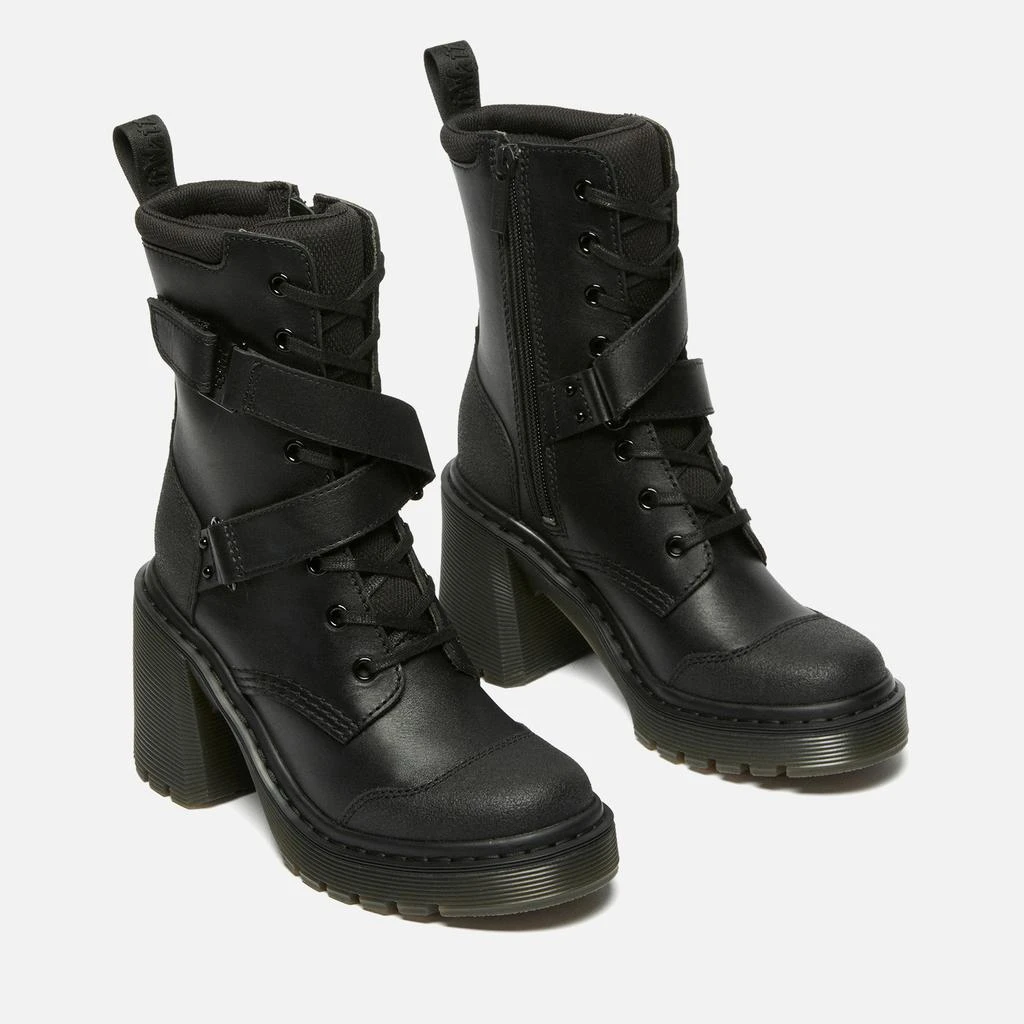 Dr. Martens Women's Chesney Tech 8-Eye Heeled Leather Boots 2