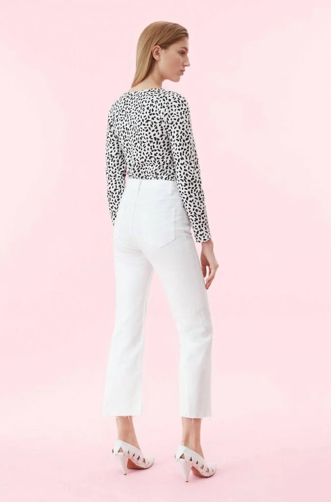 Rebecca Taylor Rebecca Taylor - Ines Kick Boot High Rise Crop Jeans 3