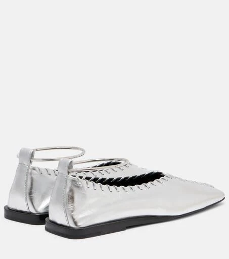 Jil Sander Leather ballet flats 2