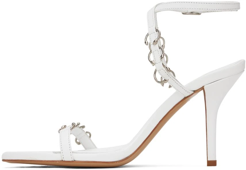 Miaou White GIABORGHINI Edition Reno Heeled Sandals 3