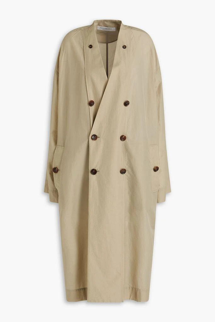 PHILOSOPHY di LORENZO SERAFINI Shell trench coat