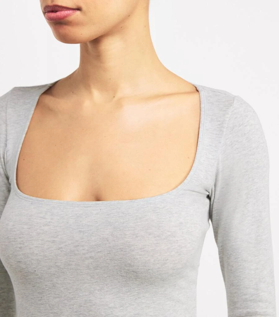 SKIMS Stretch-Cotton Long-Sleeve T-Shirt 6