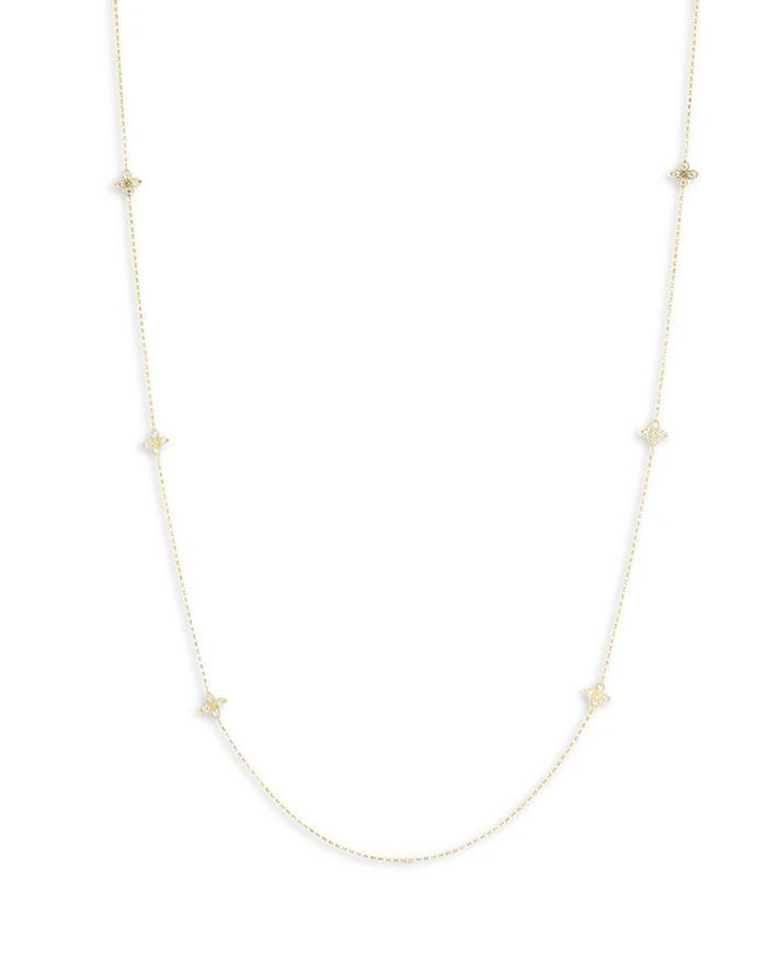 Roberto Coin Verona Love by the Inch 18K Gold 
Diamond Necklace, 36"