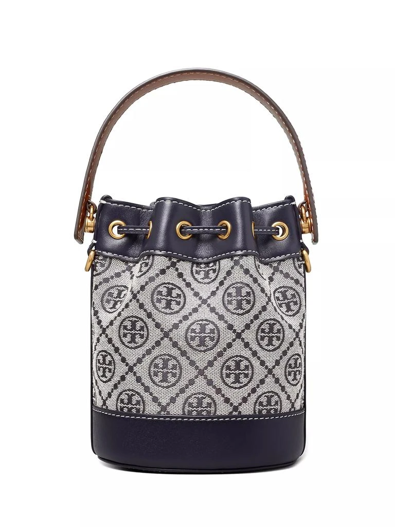 Tory Burch Mini T Monogram Jacquard Bucket Bag 4