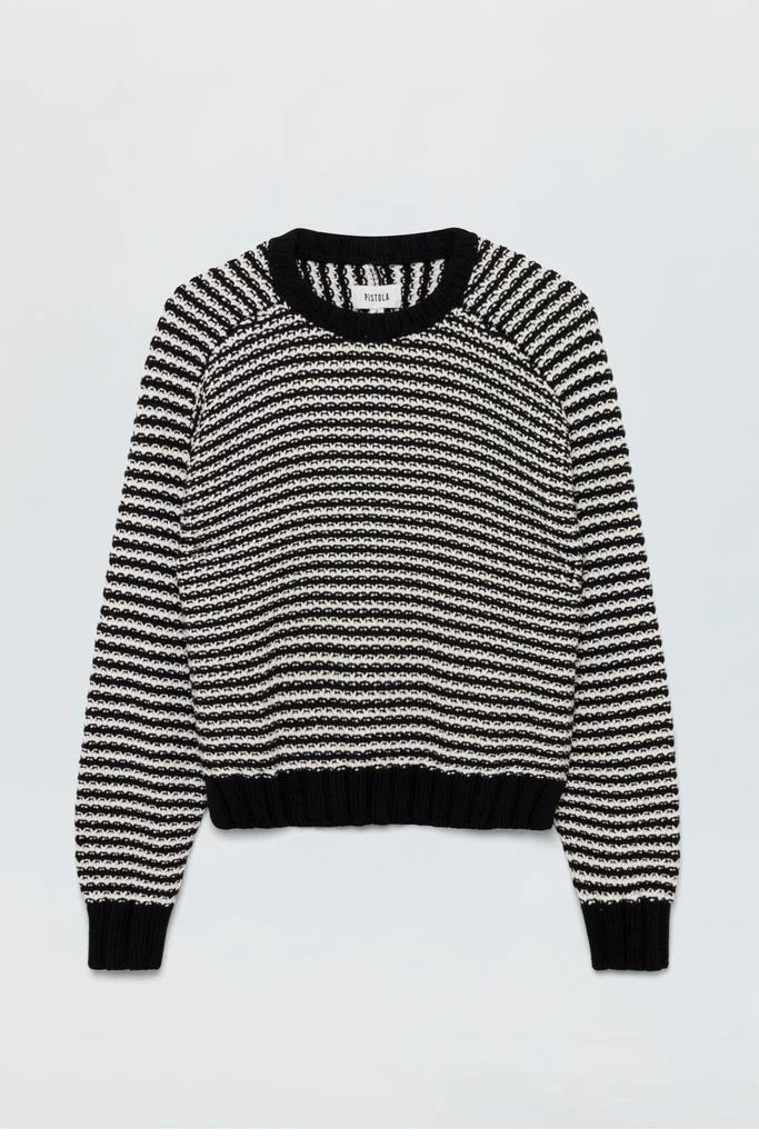 Pistola Denim Adina Every Day Sweater -  Midnight White 6