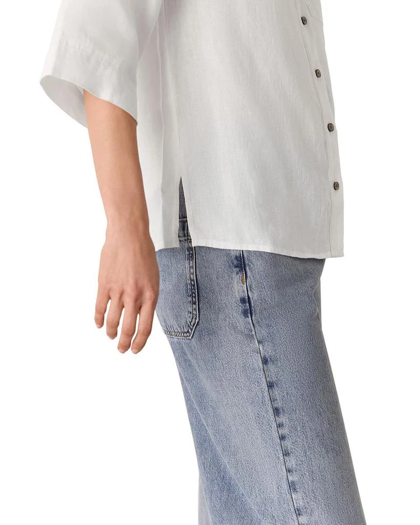 Whistles Grandad Linen Shirt 4