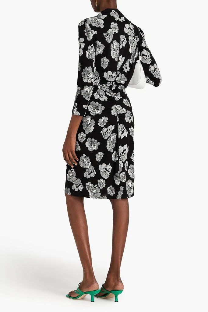Diane von Furstenberg Sheska floral-print jersey shirt dress 3