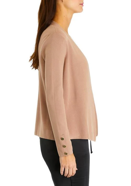 THE LIMITED Limited Womens Black Open Cardigan 3