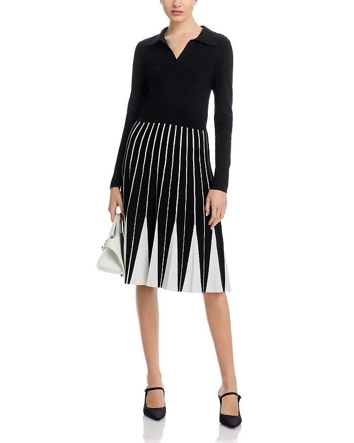 Tahari Collared Sweater Dress 3
