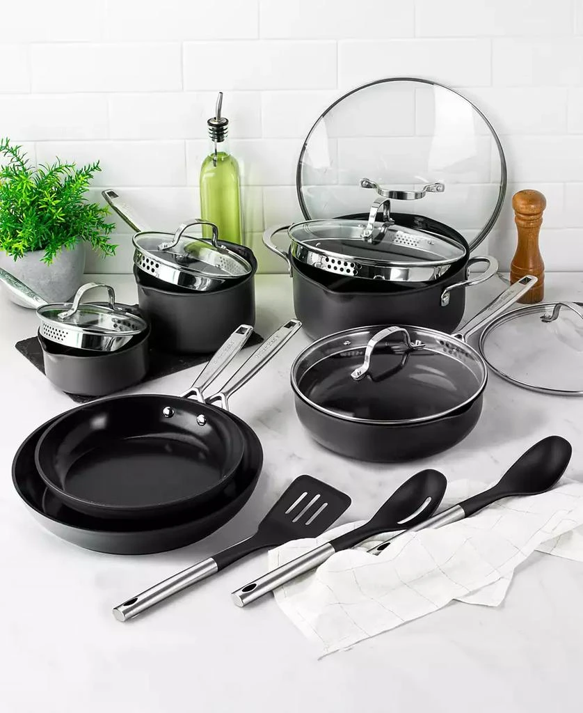 Gotham Steel Professional 2X Hard Anodized Ultra Ceramic 15-Piece Cookware Set 3