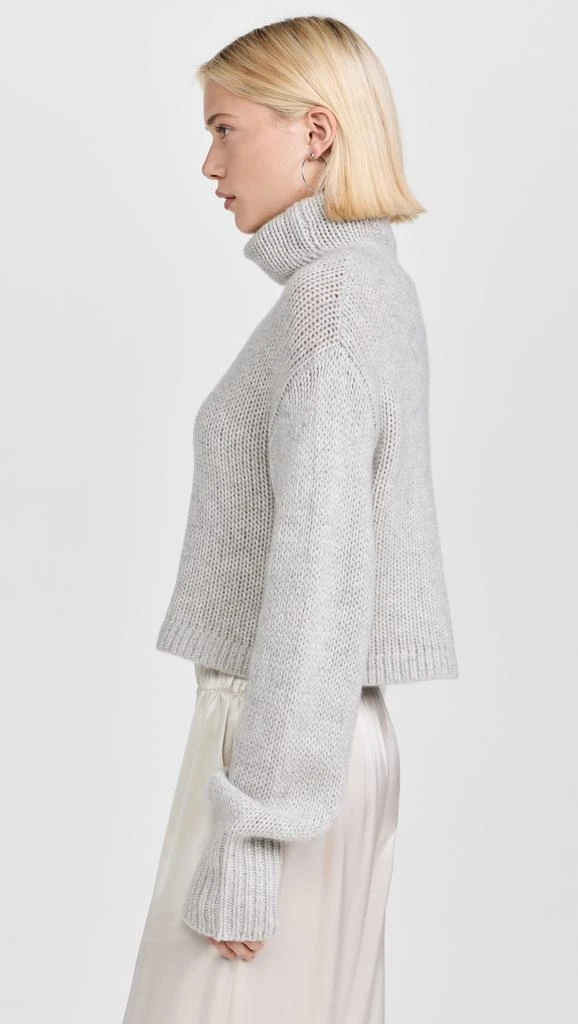Sablyn Crop Turtleneck Cashmere Sweater 3
