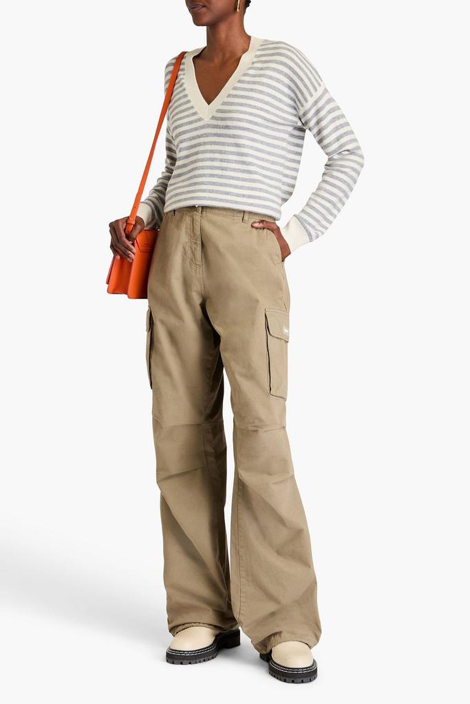 Chinti & Parker Striped wool and cashmere-blend sweater