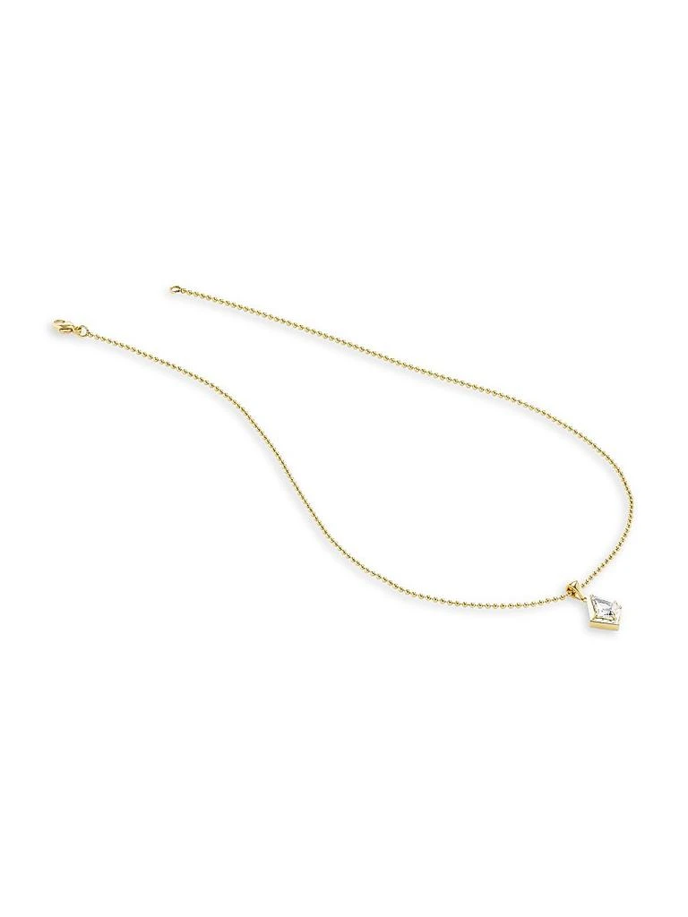 Emily P. Wheeler Dress Up 18K Yellow Gold, White Topaz & Diamond Twinkle Necklace 2