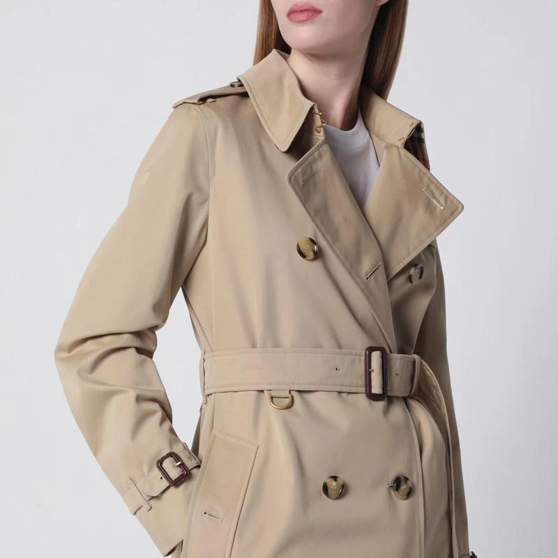 Burberry Beige double-breasted Kensington cotton trench coat 4
