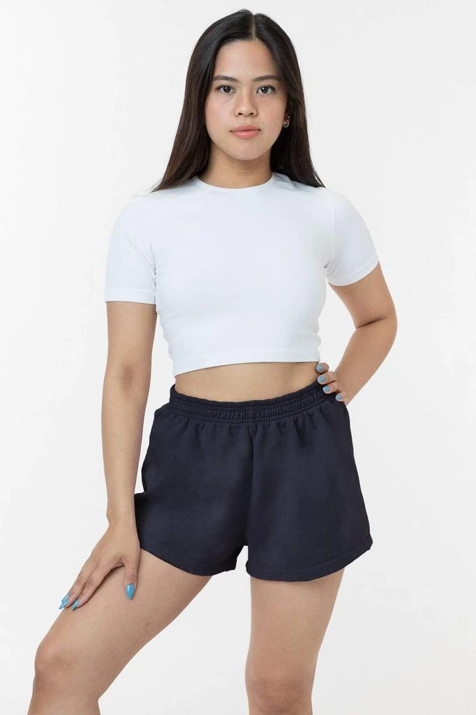 Los Angeles Apparel HF314 - Heavy Fleece Short Sweat Shorts (Piece Dye) 3