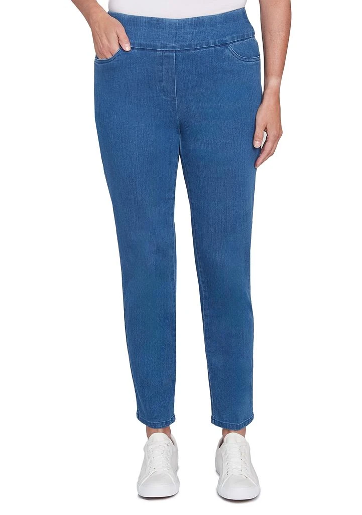 Alfred Dunner Women
s Stretch Denim Pants - Short Length 1